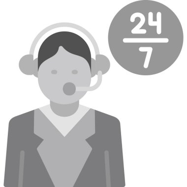 Müşteri servisi. Web simgesi