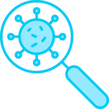 Virus Search icon modern vector illustration