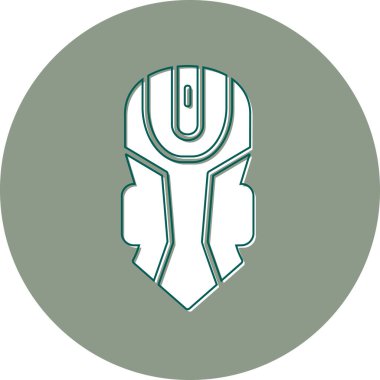 Oyun faresi düz vektör simgesi