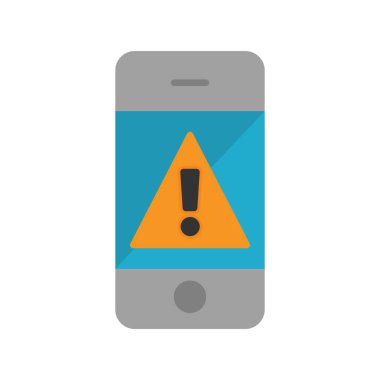 akıllı telefon simgesi vektör illüstrasyonu