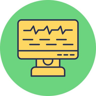 - Evet. Web simgesi basit illüstrasyon 