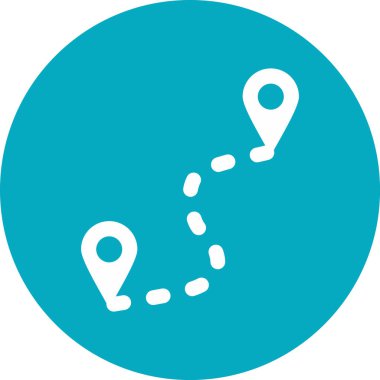 Yönlendirme web simgesi basit illüstrasyon