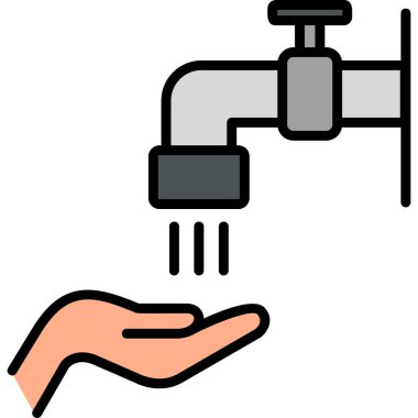 tap. Web simgesi basit illüstrasyon