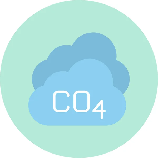 Methane Co4 Clouds Illustration — Stock Vector