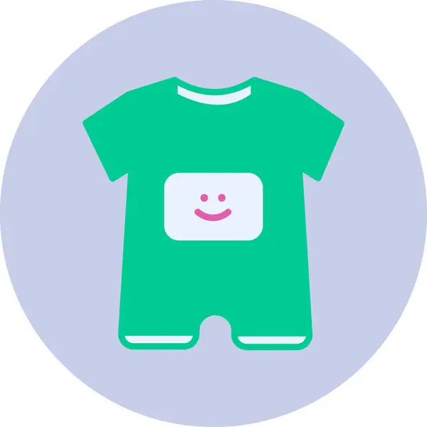 Een Tshirt Web Icoon Eenvoudige Illustratie — Stockvector