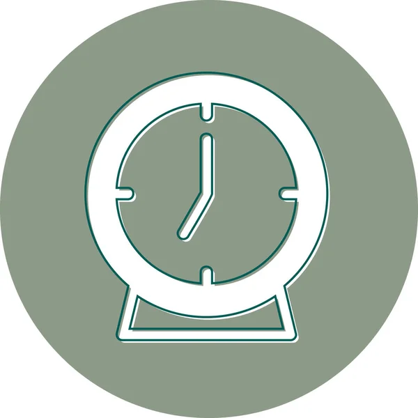Alarm Clock Time Digital Illustration Smartphone Device — Stock Vector