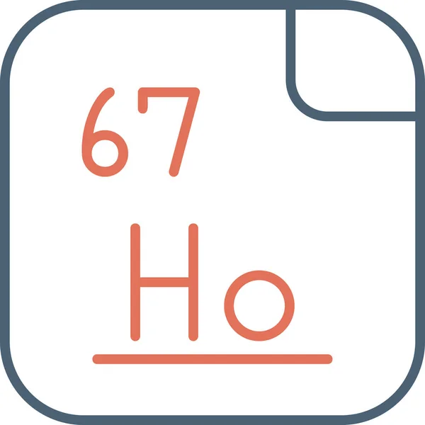 Εικόνα Διανυσματικών Εικονιδίων Holmium — Διανυσματικό Αρχείο