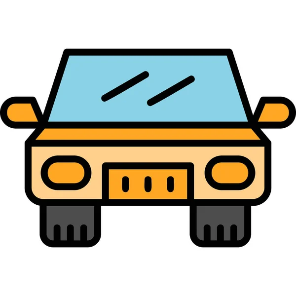 Coche Icono Moderno Ilustración Vectorial — Archivo Imágenes Vectoriales