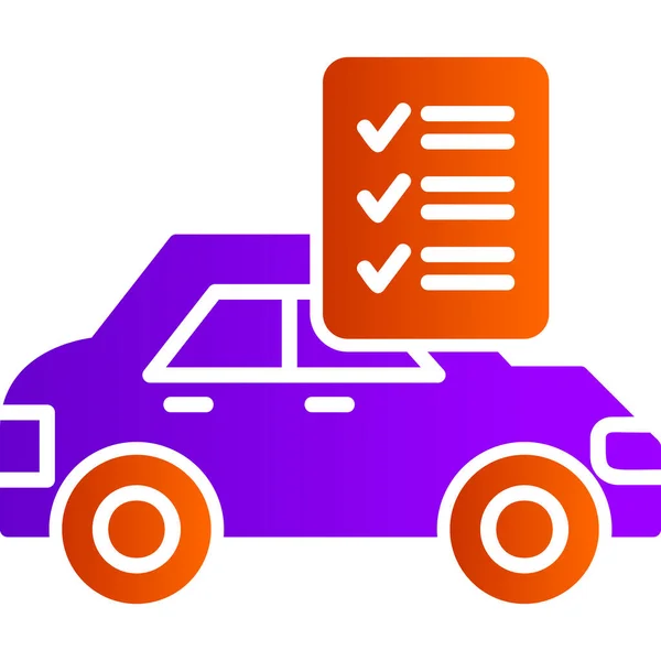 Checklist icon, vector illustration simple design