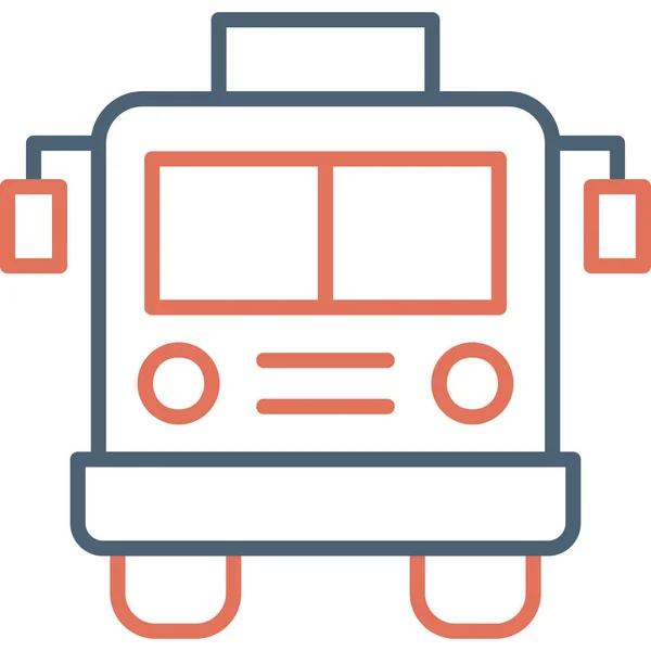 Bus Ikone Moderne Design Illustration — Stockvektor