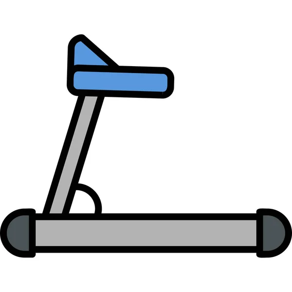 Treadmill Icon Vector Illustration — Stock Vector