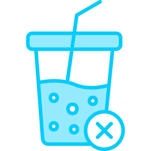 Cocktail Web Icon Simple Design — Stock Vector