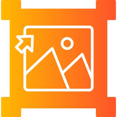 Görüntü. Web simgesi vektör illüstrasyonu 