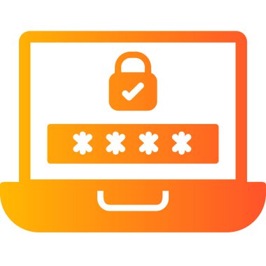 Bilgisayar. Web simgesi basit illüstrasyon