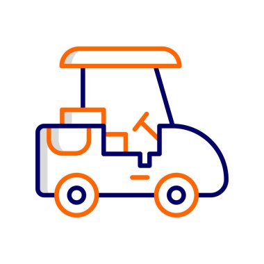 araç web simgesi basit illüstrasyon