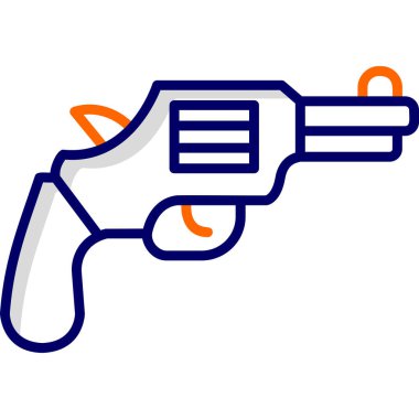 Silah. Web simgesi basit illüstrasyon