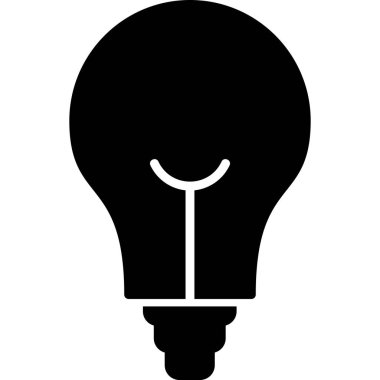 Bir fikrim var. Web simgesi basit illüstrasyon