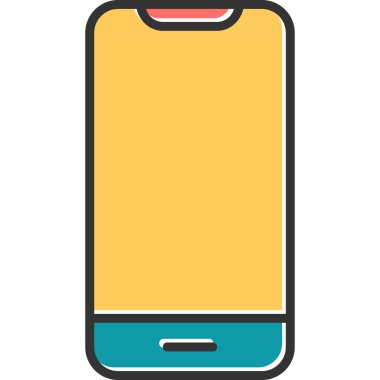 akıllı telefon simgesi vektör illüstrasyonu