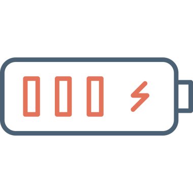 Pil. Web simgesi basit illüstrasyon