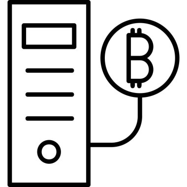 CPU icon, vector illustration simple design