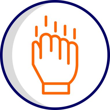 Modern simgeye, vektör illüstrasyonuna direnin