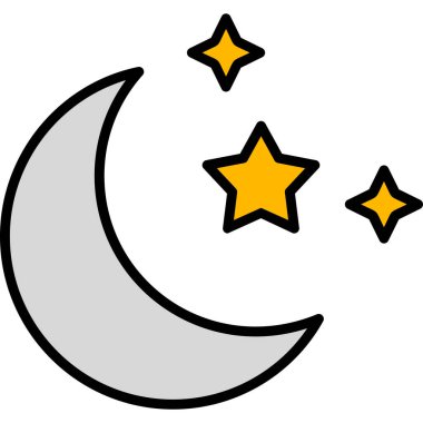 Ayın soyut web renk çizimi  