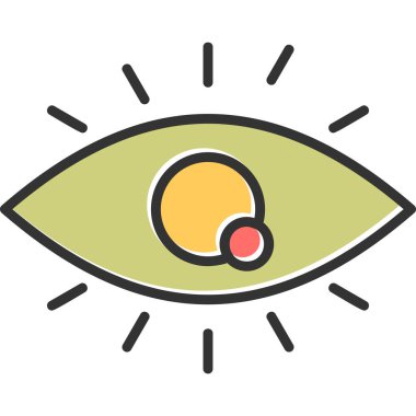 Eye icon modern vector illustration