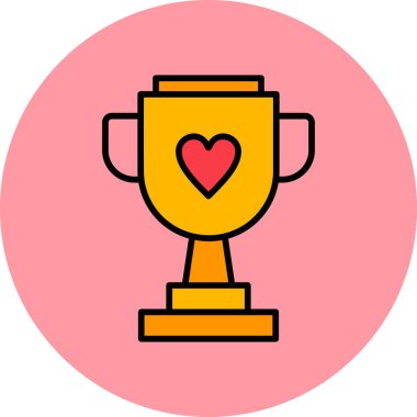 Başarı simgesi vektör illüstrasyonu