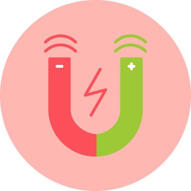 mıknatıs simgesi vektör çizimi 