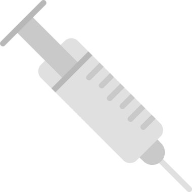 Şırınga. Web simgesi basit illüstrasyon