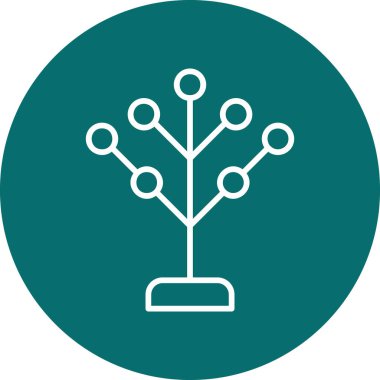 Filogenetik modern simge, vektör illüstrasyonu