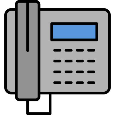 telefon simgesi vektör illüstrasyonu