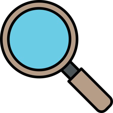 Büyüteç. Basit resimleme