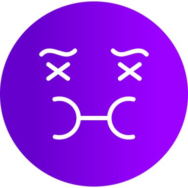 ifade yüz ifadesi, vektör illüstrasyonu 