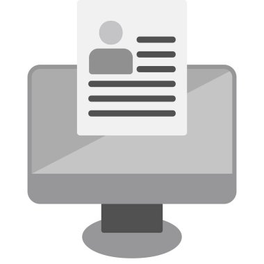 çevrimiçi eğitim vektörü simgesi modern basit ve minimalist biçim