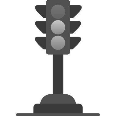 Trafik ışığı simgesi. vektör illüstrasyonu
