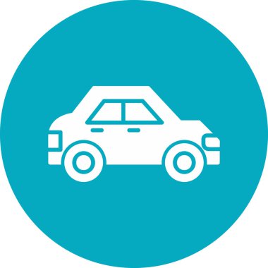 araba simgesi vektör illüstrasyonu