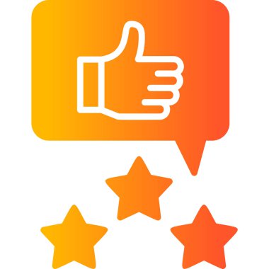 Modern simge, vektör illüstrasyonunu gözden geçir