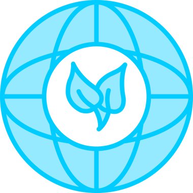 Adil ticaret dünyası simgesinin vektör çizimi