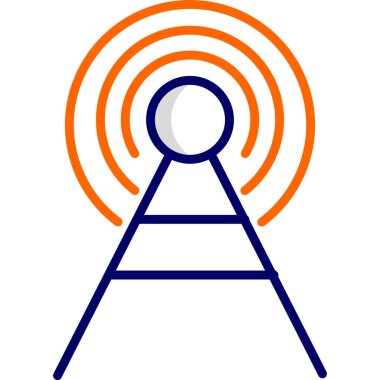 Yayın simge vektör çizim