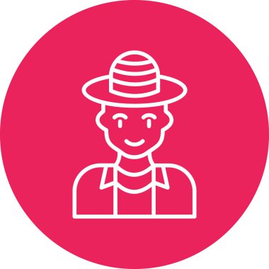 Bir insan simgesinin vektör illüstrasyonu