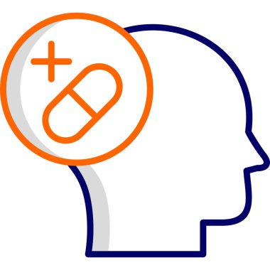 Ruh Sağlığı web simgesi basit tasarım