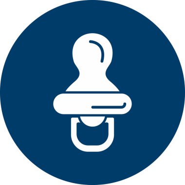 Emzik simgesi vektör çizimi