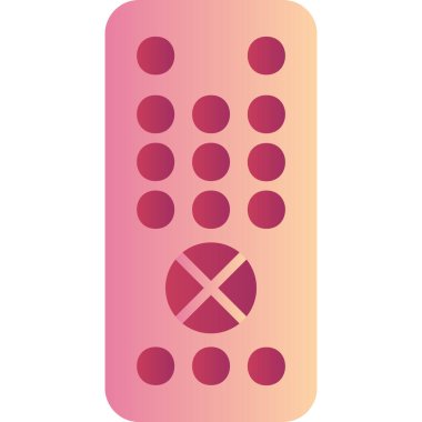 Hap. Web simgesi basit illüstrasyon