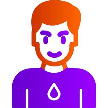 İnsan avatarı. Hayatta kalan, erkek çizimi  