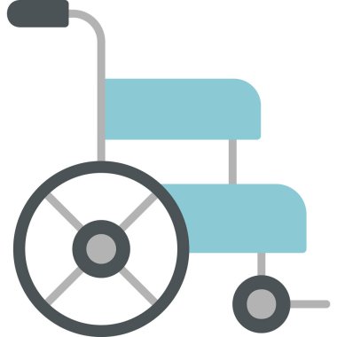 Tekerlekli. Web simgesi basit illüstrasyon