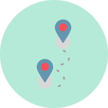 Yönlendirme web simgesi basit illüstrasyon