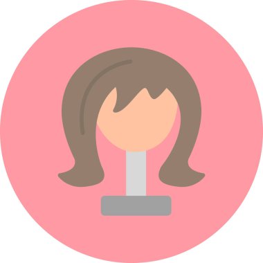 simge vektör çizim peruk