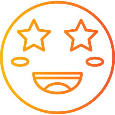 emoji simgesi vektör illüstrasyonu