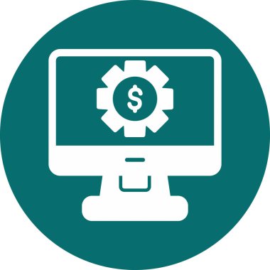 seo modern simgesinin vektör illüstrasyonu